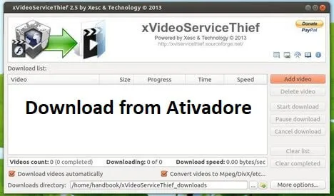 xVideoServiceThief Linux Ubuntu